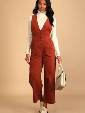 We The Free Wide Leg Overalls